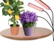 LED plant lamp USB grow panel light timer clip flowers