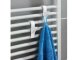 Pakaramie āķi vannas istabas radiatoram, 2 gab., balti