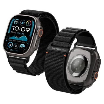 Ремешок Spigen WBF1 для Apple Watch 44 / 45 / 46 / 49 мм, черный