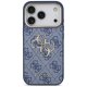 Guess 4G Big 4G Classic Logo Phone Case Cover iPhone 17 Pro - Blue and Gold