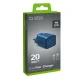 Сетевое зарядное устройство SBS TETRGAN1C20B 20W GaN Power Delivery, синее