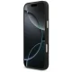 Чехол Guess 4G Triangle Logo MagSafe для iPhone 17 Pro Max / 18 Pro Max, черный/серебристый