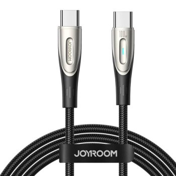 Joyroom Star-Light SA27-CC5 USB-C uz USB-C kabelis, 100W, 1.2m, melns