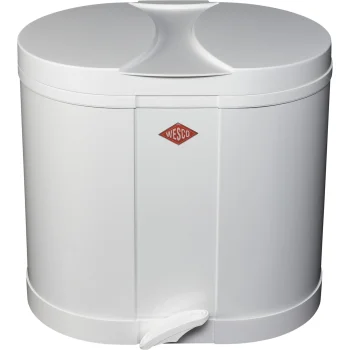 Мусорное ведро с педалью Wesco Eco-Double Bin 2x 15 л, белое