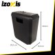 Izoxis 00026136 dokumentu smalcinātājs 10L, melns