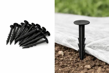 Agro Fabric Fixing Pegs 15 cm (20 pcs), Black