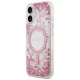 Guess Resin Bottom Glitter MagSafe magnētiskais vāciņš iPhone 17 – rozā | Phone Case Cover