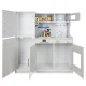 Kruzzel 22117 Bērnu Rotaļu Koka Virtuve | Kids Wooden Toy Kitchen