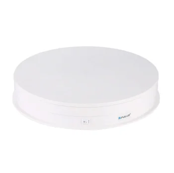 Elektrisks rotējošs fotostatīvs Puluz PU3049W 30 cm USB, balts