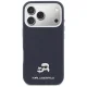 Чехол Karl Lagerfeld Saffiano MagSafe для iPhone 17 Pro, Синий