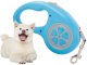 Automatic retractable dog leash with tape, 5m, up to 15kg, lightweight and strong