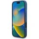Чехол Guess Grained Printed Flower Pattern MagSafe для iPhone 16 Pro Max, синий