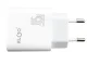 Ātrais 45W sienas lādētājs ar USB-C USB-A un Lightning portiem universāls Quick Charge