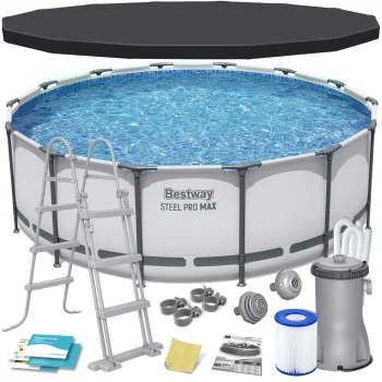 Bestway 5612X karkasa baseins ar sūkni un piederumiem 427x122 cm