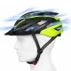 Wozinsky kalnu velo ķivere ar USB aizmugurējo lukturi (M, melna/dzeltena)