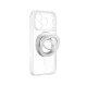 Чехол для iPhone 18 Pro AmazingThing Titan Pro Lens Ring Set, MagSafe, прозрачный