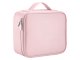 Travel Makeup Case with Adjustable Dividers, Pink