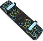 Daudzfunkcionāla stieņu dēlis 14in1 atbalstam, melns