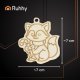 Wooden Christmas Ornaments for Painting Ruhhy 00026471, 24 pcs