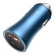 Baseus Golden Contactor Pro Quick Car Charger USB Type C / USB 40W PD 3.0 QC 4+, Blue