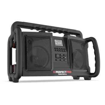 Строительное радио PerfectPro ROCKBULL, DAB+, FM, Bluetooth, USB, черное