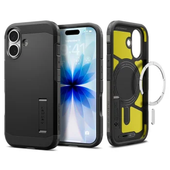 Чехол Spigen для iPhone 17 Tough Armor T Mag Magsafe, черный