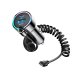 Joyroom JR-CL07 72W 3‑in‑1 auto lādētājs ar 1,6 m USB‑C kabeli – melns | Phone Car Charger