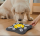 Educational Game Puzzle Bowl for Dogs and Cats for Eating, 25x2.5cm, Black