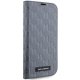 Karl Lagerfeld iPhone 14 Pro Max Wallet Case Saffiano Monogram, Silver