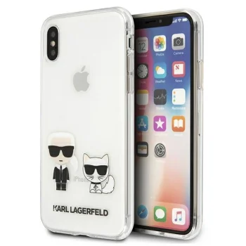 Karl Lagerfeld Karl & Choupette iPhone XS Max Case, Transparent