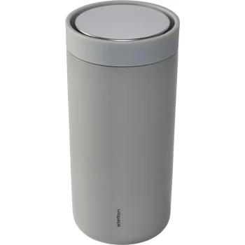 Stelton To Go Click termokrūze 0.4 L, gaiši pelēka