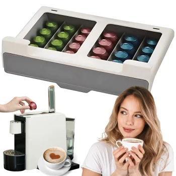 Подвесной органайзер для кофейных капсул Nespresso, на 30 капсул,...