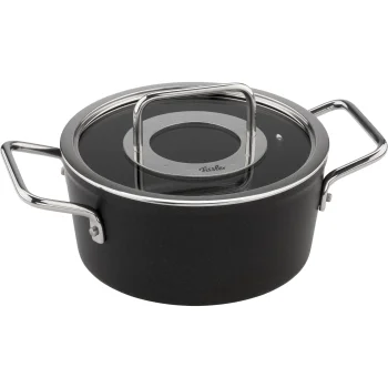 Fissler Adamant STP Cooking Pot with Glass Lid, 18 cm, 2 L