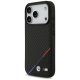 BMW M Carbon Tricolor Line MagSafe Phone Case Cover iPhone 17 Pro - Black