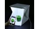 Portatīvā mini studija priekšmetu bildēšanai, gaismas kaste | Foldable Studio Photo Box LED Light Cube
