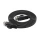 Orico PUG-C6B CAT6 RJ45 Tīkla Kabelis, Plakans, 3m, Melns