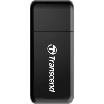 Transcend RDF5 USB 3.0 SD/microSD atmiņas karšu lasītājs, Melns