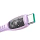Кабель Joyroom S-A59 USB-A - USB-C 3A 1.2м, фиолетовый