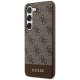 Guess Samsung Galaxy S24 Plus vāciņš 4G Stripe Collection, brūns