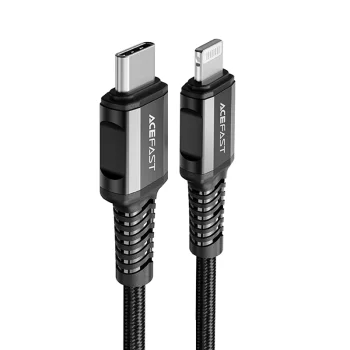 Кабель Acefast C1-01 USB-C - Lightning 30W PD 1.2м, черный