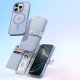 Кожаный чехол-книжка Dux Ducis Lawa для iPhone 16 Pro Max, синий