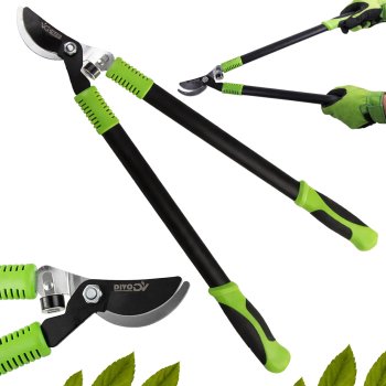 Laktas tipa zaru šķēres 62.5cm dārza griezējs DIVODV, zaļas