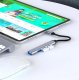 Тонкий USB хаб на 4 порта 1x3.0 3x2.0 для подключения устройств,...