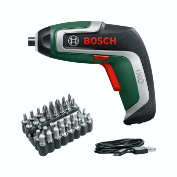 Akumulatora skrūvgriezis Bosch IXO 7 ar 32 uzgaļu komplektu, 3.6 V, 2.0 Ah