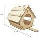 Koka Putnu Māja Barotava 32,5x21x19cm | Wooden Birdhouse Bird Feeder