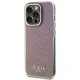 Guess iPhone 15 Pro vāciņš IML Faceted Mirror Disco Iridescent, rozā