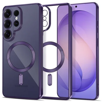 Tech-Protect MagFlex MagSafe vāciņš Samsung Galaxy S26 Ultra, caurspīdīgi violets