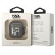 Karl Lagerfeld чехол для AirPods Glitter Karl&Choupette Черный