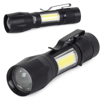 Klasisks mini LED lukturis ar zoom, Bailong CREE XP-E COB, B0040