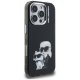 Karl Lagerfeld IML Aquarelle Karl & Choupette & Logo Phone Case Cover iPhone 16 Pro Max - Black
